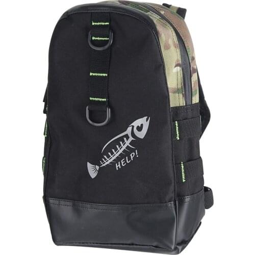 Fishing bag 34*20*11cm Multi-Purpose Two-Layer Waterproof Canvas Outdoor Portable large Capacity tackle for bait with elastic