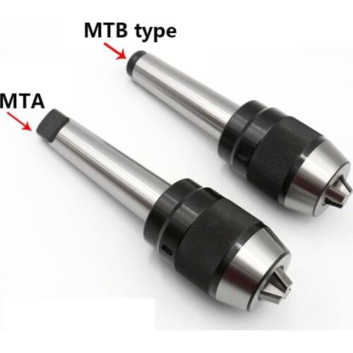 Integrated drill chuck MT2 MT3 MT4 APU13 APU16 Mohs MT milling machine drill chuck self-tightening drill chuck 1-13mm 1-16mm