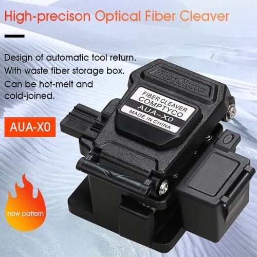 High Precision Optical Fiber Cleaver AUA-X0 Cutter Three-in-one Clamp Slot 16 Surface Blade