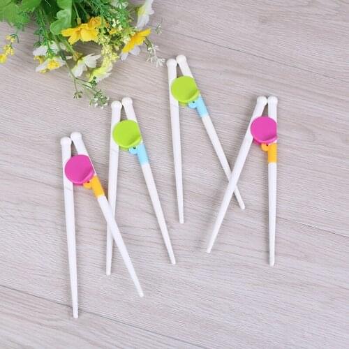 1Pair Children Chopsticks For Right Hand Home Childrens Products Kitchen tools Chopsticks For 2+ kids Learning Helper Training