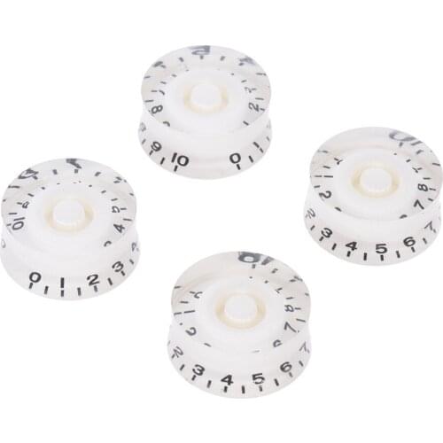4pcs/set Acrylic Speed Knobs Volume Tone Control for LP SG Electric Guitar Accessories Guitarra Replacement