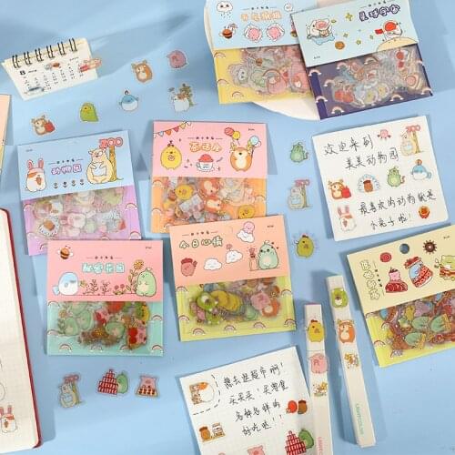 40pcs Kawaii Stationery Stickers Tuanzi Tribe Series DIY Craft Scrapbooking Album Junk Journal Happy Planner Diary Stickers