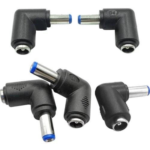 5Pcs 5 V DC 5.5x2.5mm Male to 5.5 x 2.1mm Female Power Jack Charging Cable Connector