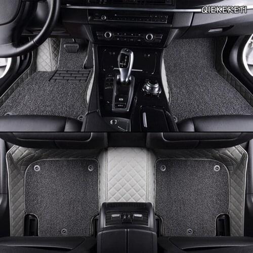QIEKERETI Custom car floor mats For suzuki grand vitara jimny sx4 swift car accessories waterproof carpet rugs foot mats