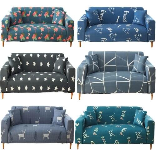 Elastic Printed Sofa Cover Elephant Stretch 1/2/3/4 Seater Slipcovers Extensible Washable Couch Cover Protector For Living Room