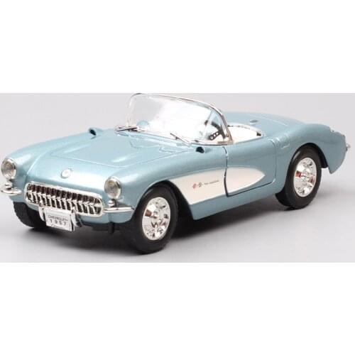 Road Signature 1:24 Scale Vintage Retro Chevy C1 Vette Chevrolet Corvette Sting Ray Diecasts & Toy Vehicles Car Model Yat Ming
