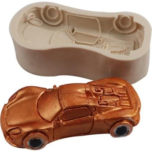 Cake Mold Car Shape Elastic Non-stick Heat-resistant Food Grade Silicone Durable Pastry Making Mold Kitchen Baking Mold