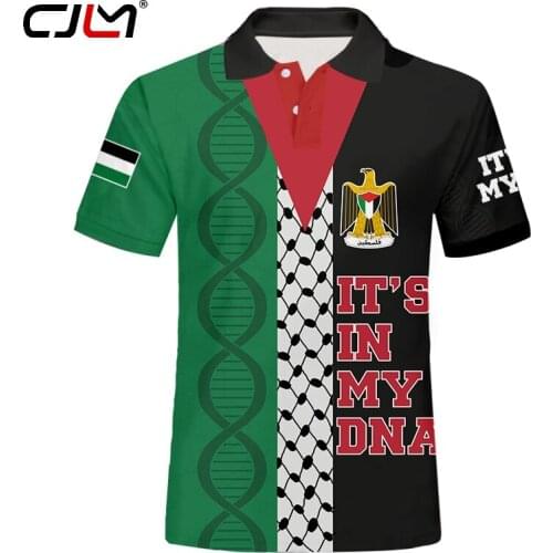 CJLM Polo Shirt Men Polos Hombre Camisas 3D Print its in may day Egypt flag Men Clothing Polo T Shirt For Men Tops US Oversized
