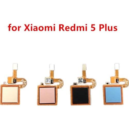For Xiaomi Redmi 5 Plus Fingerprint Flex Cable Touch ID Sensor Return Key Menu Button Flex Cable Replacement Repair Spare Parts