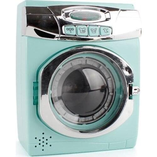 Pretend Play Toy Wash Machine Simulation with Sound and Light for Kids