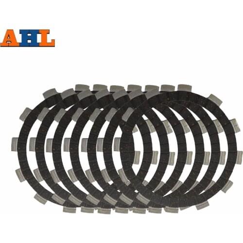 AHL Motorcycle Clutch Friction Plates Set For SUZUKI DR350 DR 350 1990-2000 DL650 2005 Clutch Lining 7PCS #CP-0007