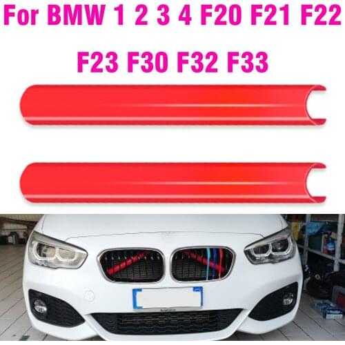 Car Strip Sticker Grille Cover Frame Radiator Support Fits for BMW F20 F21 F22 F23 F30 116i 118i 120i 125i 130i 320i 328i 330i