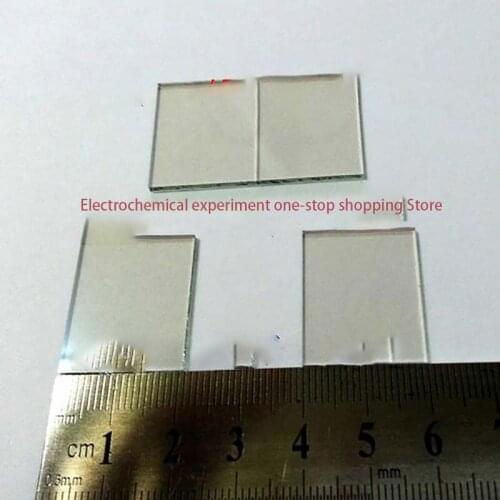 Customized FTO Conductive Glass 15 Ohm 20*20*1.1mm Electrochemical Solar Nano Laboratory Biological Deposition