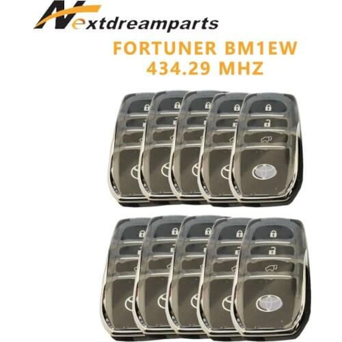 3 Buttons Genuine Car Key for Fortuner 434.29mhz 8A Chip