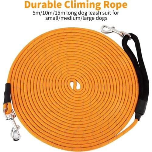 3m/5m/10m Dog Lanyard Leash Nylon Reflective Training Puppy Rope Tether Lanyard Long Rope For Dogs Pet Walking Leads Accessories
