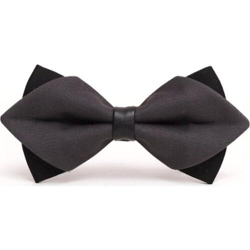 Luxury Boutique Bow Ties for Men Wedding Party Bowtie Fashion Black Necktie Butterfly Bow Tie Gravata Cravatta