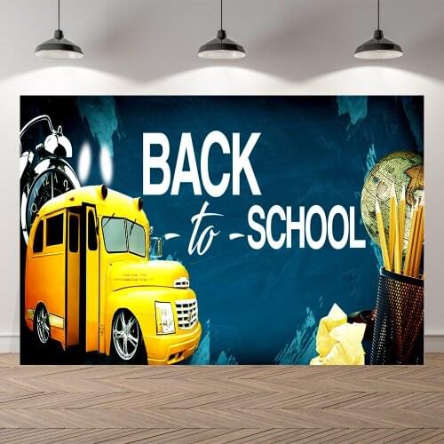 Seekpro Back to School Photo Session School Opening Ceremony Kids Photography Background Photographic Backdrop For Studio Shoot