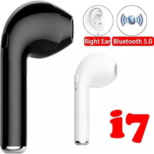 I7 i7s tws in-ear Right ear Stereo effect wireless Bluetooth Earphone Earbuds Headset earphones With Mic with all smartphones
