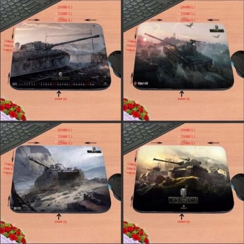 World Of Tanks Top Selling Print Anti-slip New Arrival Customized Rectangular Rubber Mouse Pad Computer PC Nice Gaming