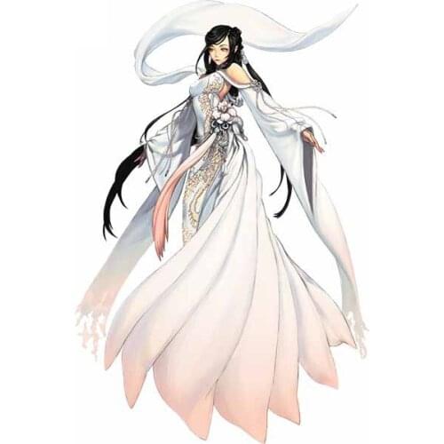 Funny Anime Car Stickers Braid and Seoul Kim Waterproof Motorcycle Helmet VAN Fine Decal