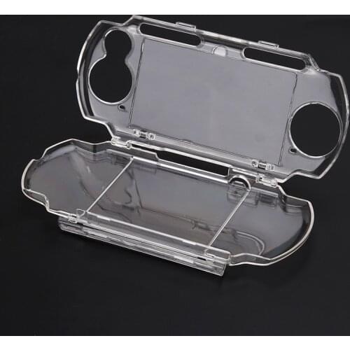 Snap-in Crystal Case Clear Protector Cover Travel Game Console Case Carry Hard Cover Case Perfect Fit For Sony PSP 2000 3000