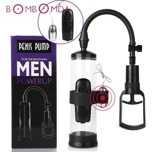 Sex Toy For Men Electric Penis Pump Vibrator Vacuum Train Male Vibrator Enlarger Enlargement Sucking Vacuum Sleeve Masturbator