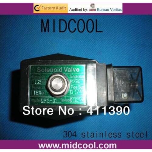 2 way direct acting 12v dc high pressure solenoid valve coil of SPG-01 factory