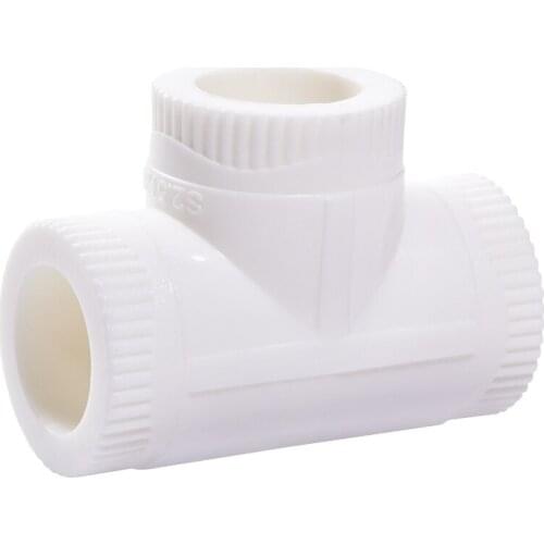 2021 New Equal Diameter Tee 4&6 Points 20 25 32 40 50 63PPR Water Pipe Fittings Connector