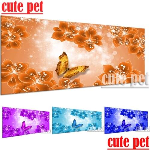 LargeDiamond Embroidery European style fantasy butterfly flower Diamond Painting Full drill puzzle CrossStitch home decor mosaic