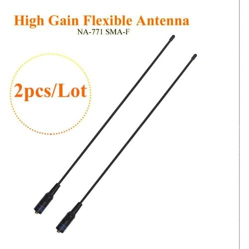 NAGOYA NA-771 SMA-Male Dual Band walkie talkie Antenna for UV-985 ZT-2R VX-3R TH-UVF9 UV-3R TH-UV3R KG-UV6D