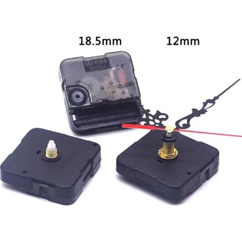 1PCS Black Hanging DIY Quartz Watch Silent Wall Clock Movement Quartz repair Movement Clock