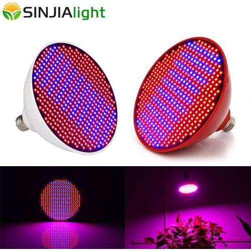 E27 50W LED Grow Light Phytolamp Plant Growth Lamp 500LEDs Blue+Red Fito Led Bulb for Flowers Seedlings garden grow box aquarium