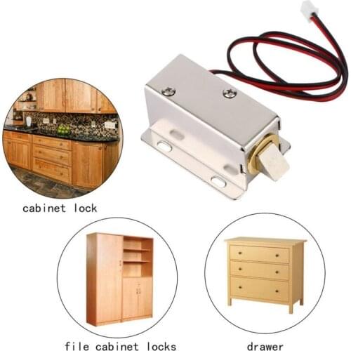 Hot sale electric plug lock / electric cabinet lock 12VDC electronic lock oblique lock small electric lock electromagnetic lock