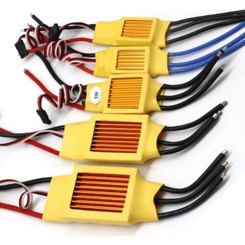 Mitoot 20A 30A 40A 50A 60A 80A ESC Brushless Motor Speed Controller ESC with Heat Sink For Rc Drone Helicopter Airplane Car Boat
