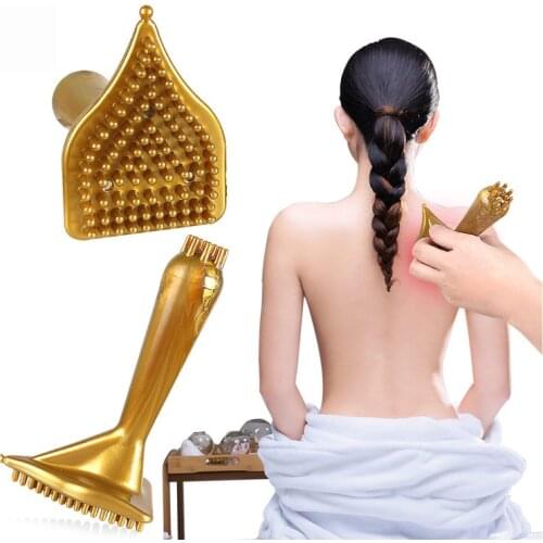 Body Massager Relaxing Slimming Meridian Brush Essential Oil Gua Sha Scraping Board Resin Triangular Massage Brush Scrapper