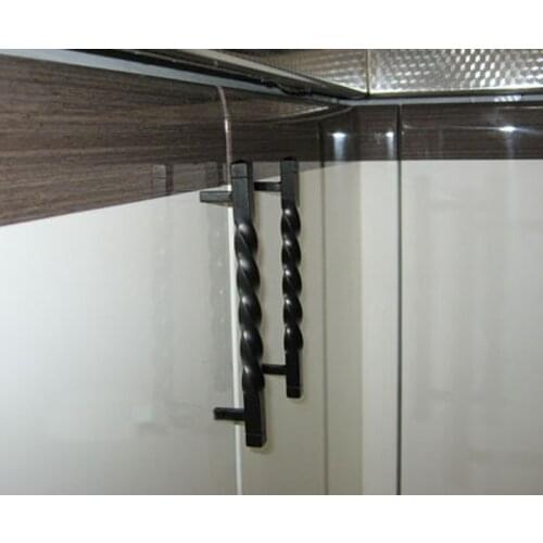 Matte Black Kitchen Drawer Pulls Handles For Dresser Or Cabinet(C.C.:128mm, L:152mm)