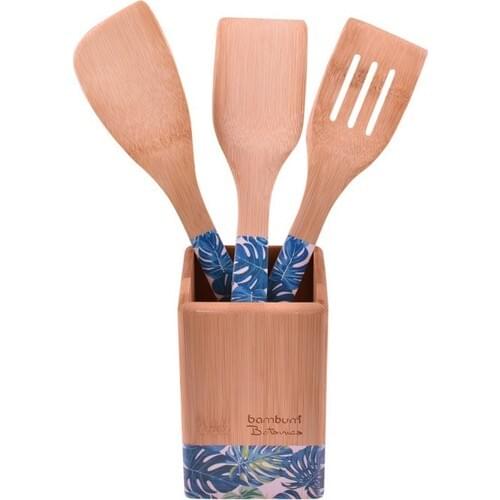 Bambum Botanica Ravioli 4 Piece Spoon Set