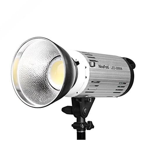 NICEFOTO LED-2000B LED manifold technology, color temperature:5500k, output power adjustable CD50