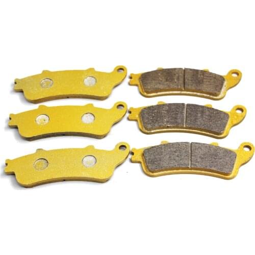 Front+Rear Brake Pads Set For Honda Deauville NT650V 2002-2005 NT680V 06-08 Interceptor VFR800 1997-2005 03 04 07 Motorcycle