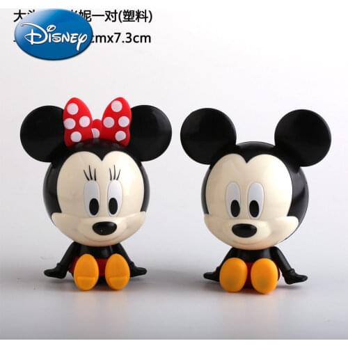 Disney Plastic Mickey Mouse Minnie Birthday Baking Decoration Big Mickey Mouse Cake Decoration Doll Toy