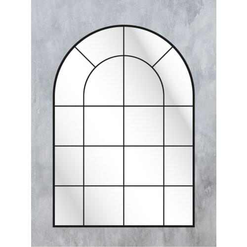Half point CustomGlass Industrial model wall window mirror