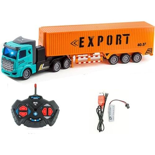 RC Engineering Car 1:48 Tractor Electric heavy transport truck Dump Truck Remote Control Traffic Car for Boy Kids Chrismas Gifts