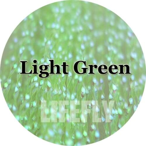 Light-Green Color, 20 Packs Crystal Flash, Krystal Flash, Fly Tying, Jig, Lure Making, Fishing
