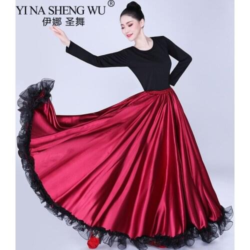 Dancers Bohemian Long Dress Skirt Tribal Dance Belly Dance Posed Skirt Gypsies Professional Performance Belly Dance Clothing