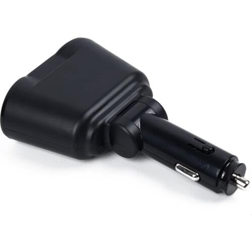 USB 3.1A 2-Way Car Charger Cigarette Lighter Ports Splitter Voltmeter Digital 1x