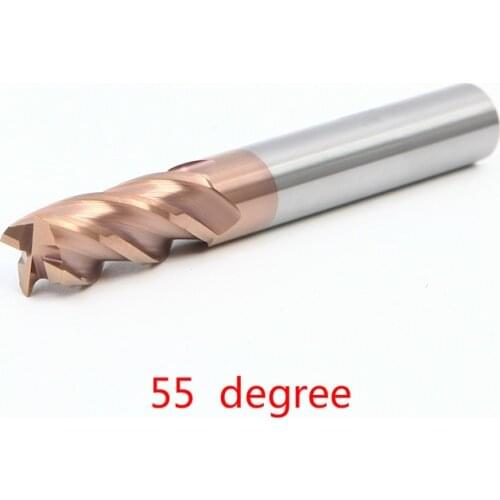 55degree Four Tungsten High Hardness Bottom Carbide Handle 4 Blade Numerical Control Milling Cutter