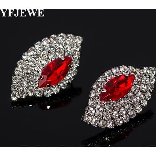 YFJEWE Shine Water Drop Zirconia Earring Brincos White Stud Earrings For Women Best Christmas Gift Jewelry #E079