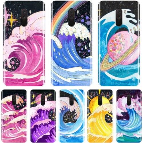 Star Waves Back Cover For Pocophone F1 Xiaomi Redmi Note 6 Pro 5A Prime 5 4 Redmi S2 4 4A 4X 5A 6 6A 5 Plus Silicone Phone Case