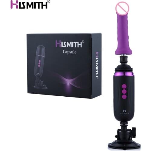 Hismith 10 Frequency vibrator Silicone Dildo KlicLok System 3 Speeds Thrusting Smart App Control Interactive Mini Sex Machine
