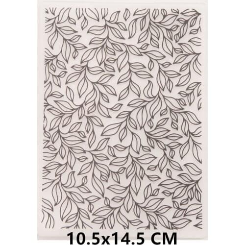2021 Leaf Pattern Embossing Folders for File Papers Album Stencils Cards Making Template DIY 3D Scrapbooking Cutting Dies